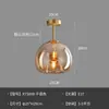 Nova Luminária de Teto de Vidro Nórdica Moderna Simples Transfronteiriça Luminária Criativa para Corredor Quarto Varanda Entrada Luminárias Redondas