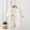 Liquidación de Ropa para Recién Nacidos Clase A Algodón Puro Otoño/Invierno Pelele para Bebé Primavera/Otoño Mono para Bebé