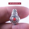 Nueva pulsera de cuentas de Buda con cabeza de calabaza de tres vías de aleación bicolor de punto de plata Xizang, pulsera de estrella Luna Bodhi, cabeza de Buda de diamante