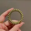 Cuerda Dulce Coreana para Teléfono Diadema Accesorios para el Cabello de Mujer Banda de Goma de Alta Elasticidad Cuerda Fresca para el Cabello Cola de Caballo Alta No Lastima la Cuerda del Cabello Especial