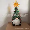 Navidad Transfronteriza Árbol de Navidad Enano Batería Luminoso Resina Enano Luz de Árbol de Navidad Adornos Decoraciones Lindas