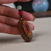 Llavero colgante de maíz de sándalo verde cadena para teléfono móvil sándalo multi-hijo multi-bendición maíz accesorios para coche suministro directo