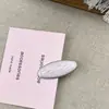 Nuevo Clip de Pato Azul Metálico con Pico de Mar Salado Coreano Clip para Flequillo Clip Lateral Simple Corazón de Niña Dulce y Suave Accesorios para el Cabello Pasador