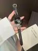 Conector de Borracha em Forma de C Tira de Couro Adequado para Apple Watch iWatch 12ª Geração 11/10 Ultrase