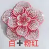 Sapatos de Flor, Acessórios de Flor, Adesivos de Tecido de Três Camadas, Headdress de Flor Peônia Estéreo com Strass, Acessórios de Joias DIY, Acessórios para Roupas