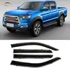 Adequado para Acessórios de Modificação de Caminhonete Jac Hantu/Shuailing T6/T8 Material PS com Tiras Brilhantes Protetores de Chuva e Sol