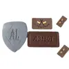 Etiquetas Personalizadas de Cuero PU para Jeans, Logos de Cuero en Relieve 3D, Accesorios de Marca de Cuero Genuino Hechos a Medida al por Mayor