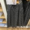 Falda larga de algodón tipo capullo para mujer japonesa, falda larga casual ajustada de mezcla de algodón C474956/476319