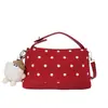 Bolso de mano retro de lunares súper popular para mujer, nuevo modelo 2026, bolso de hombro y cruzado para el trabajo, tendencia de nicho de alta gama