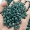 Jade un bien cuentas de ábaco de agua azul jade cuentas sueltas jade cuentas de jade hielo cuentas espaciadoras pulsera collar accesorios hechos a mano DIY jade