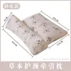 Almohada rellena de trigo sarraceno con soporte cervical integrado, diseñada para mejorar el soporte de hombros y cuello, prevenir el colapso y proporcionar una experiencia transpirable y amigable con la piel para un sueño duradero.