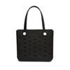 Bolsa Tote Quadrada com Furos de Eva Popular da Amazon Bolsa de Ombro Feminina Cesta de Legumes Bolsa para Pet Grande Capacidade Bolsa de Praia