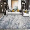 Tapete para Sala de Estar, Grande Área, Cobertura Total, Tapete para Sofá e Mesa de Centro, Tapete Doméstico Resistente a Manchas, Tapete Lavável de Falso Caxemira Estilo Americano