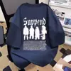 Camiseta Branca de Algodão Puro de Manga Curta Estilo Retrô Vintage Americano para Homens Verão Tendência Marca Bf Estilo de Rua Solta Meia-Manga Top