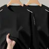 [Destacado] Camiseta de manga larga para hombre, adecuada para primavera y otoño, estilo casual, cuello redondo, corte holgado, transpirable, versátil y ligera, camiseta interior