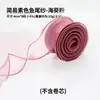 Fita de gaze lisa de cor simples estilo rabo de peixe para embalagem de flores, fita de amarrar para buquês e arranjos florais, laço, decoração de caixa de presente
