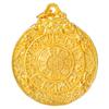 Loja de ouro mesmo estilo Vietnã Ouro acessórios faça você mesmo Nine Palace Bagua marca pingente colar suéter corrente corda preta corrente redonda marca mulheres