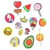 Calcomanías de tela de paleta de dibujos animados bordadas, lindas aplicaciones pequeñas, ropa, pantalones, bolso, sombrero, parche decorativo, calcomanías para agujeros