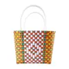 Bolsa de Cesta Tejida de Plástico para Verduras, Bolsa de Mano de Gran Capacidad, Bolso de Mano Lindo con Forma de Mariposa M y Perro, Venta al por Mayor de Fábrica