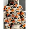 Novedades en la plataforma transfronteriza: Suéteres de cuello alto recomendados para mujer, estampado digital, serie personalizable