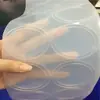 Junta de silicone de parafuso junta de silicone de silicone transparente almofada de silicone de alimento redonda junta de silicone impermeável junta de silicone