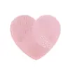 Almohadilla Limpiadora Pequeña con Forma de Manzana para Brochas de Maquillaje con Base de Succión, Herramienta Portátil para Limpiar Brochas de Maquillaje