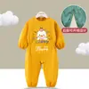 Traje de Gateo para Bebé, Mameluco de una Pieza, Ropa de Gateo, Ropa Protectora Integral para Bebés, Mono de Cuerpo Entero para Niños Anti-Suciedad para Exteriores, Otoño e Invierno