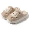 Bonitas zapatillas de algodón, nuevos estilos de otoño/invierno para mujer, con diseños de dibujos animados, cálidas y forradas de felpa para uso en interiores, con suelas antideslizantes y suelas gruesas, también disponibles para hombre