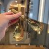 Cuchara de Acero Inoxidable de Aspecto Elegante, Cuchara Coreana para Postre, Cuchara Redonda, Cuchara de Mesa para Hogar/Estudiante, Cuchara Pequeña para Comer, Cuchara para Niños