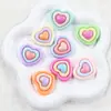 Macaron amor resina accesorios diy gel de crema accesorios para el cabello cuerda para el pelo funda de teléfono móvil agujero zapatos material parche al por mayor