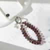 Cadena para teléfono móvil de cristal colorido estilo ins japonés y coreano, exquisita cadena colgante para funda de teléfono de chica fresca, superventas