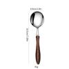Juego de Cubiertos de Acero Inoxidable 304 con Mango de Madera para Alitas de Pollo, Cuchillo, Tenedor y Cuchara de Mesa Creativos para el Hogar, Set de Dos Colores para Filete Western