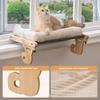 Rede de Madeira Transfronteiriça para Gatos, Ninho Universal para Gatos Pendurado na Janela, Cama para Animais de Estimação, Estrutura de Escalada para Gatos, Cama Suspensa de Madeira Maciça para Gatos, Ninho para Gatos para Todas as Estações