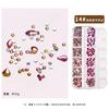 Cross-border quente 12 grade nail chain joias em forma especial diamante nova liga de unhas decoração decorativa de prego de metal