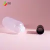 Jie Ying 150ml Botella Redonda Hombro Mate Agua Pura Tónico Esencia Cosmética Botella de Plástico PET con Tapa de Rosca Embotellado