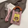 Monedero para Fiesta Estudiantil, Bolso para Teléfono Móvil de Compras, Bolso de Hombro Pequeño Tejido, Bolso de Mano Lindo Versátil, Bolso Cruzado Mini para Mujer