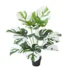 Simulação verde bonsai plantas pastorais estilo nórdico plantas verdes jardim de janela paisagem decoração de casa roupa macia