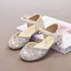 Zapatos de Princesa con Perlas y Diamantes Completos para Niñas 2026 Verano Nuevo Estilo Zapatos de Vestir de Cumpleaños para Niñas Sandalias Dulces de Ensueño para Niños