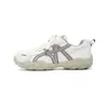 Weiwei Girl 680-1 Primavera Estilo Coreano Con Cordones Zapatos de Entrenamiento Alemanes Zapatillas de Malla Casuales Zapatos Deportivos de Suela Gruesa para Estudiantes