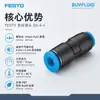FESTO acoplador reductor serie QS QS-6-4 4 conector para tubería industrial original genuino en stock