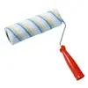 Venta al por mayor del fabricante Rodillo Adhesivo Rodillo Pincel de Rodillo Tiras Amarillas y Azules 9 pulgadas Pelo Medio Pintura para Paredes Interiores y Exteriores Pintura de Látex Recubrimiento Impermeable