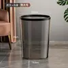 Cubo de basura grande de plástico de lujo con tapa para uso doméstico en baño, dormitorio, oficina o como papelera