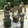 Fabricante Producción Carácter Escultura de Cobre Adorno Fundición Antigua Estatua Boceto de Cobre Varios Tallado en Cobre Paisaje de Jardín