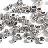 Venta caliente transfronteriza de aleación de plata antigua galvanizada con accesorios cilíndricos colgantes, accesorios hechos a mano para bricolaje, collar, colgante, baratijas