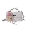 2026 Bolso Caja Acolchado Estilo Chanel con Cadena, Bolso Cuadrado Pequeño de Piel Suave de Alta Gama, Bolso para Teléfono, Neceser, Bolso de Hombro Cruzado