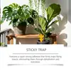 Tablero Trampa para Insectos Moonspry de Doble Cara con Forma Especial, Diseño de Forma Especial para Proteger Hojas de Macetas y Suministros de Jardinería