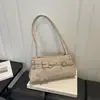 Bolso Pequeño Bajo el Brazo Estilo Chica Picante Retro para Mujer 2026 Nuevo Bolso de Mano para el Trabajo Bolso Baguette Bolso de Hombro con Textura de Otoño