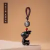 Chaveiro Pingente de Veado de Sândalo Pingente Fofo Pingente de Celular Presente para Casal Masculino e Feminino