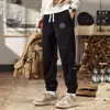 Pantalones casuales de pana para hombre para otoño, pantalones deportivos de chenilla gruesa con retazos, pantalones deportivos de pana para primavera y otoño para hombre