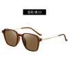 Moda tendência quadrado óculos polarizados novos personalizados TR metal óculos de sol TAC óculos de sol óculos decorativos
